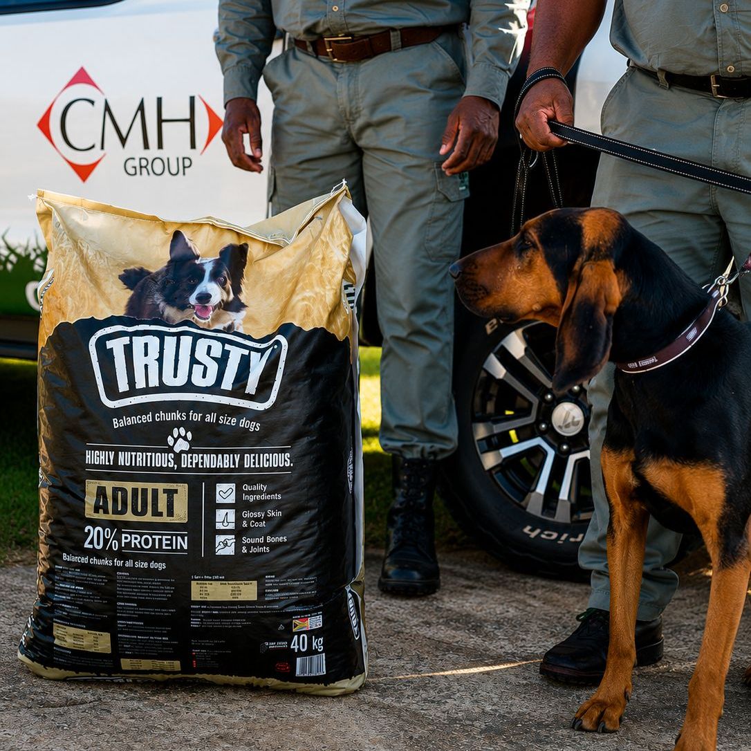 Trusty Dog Food support for the K9 anti-poaching unit Trusty Dog Food support for the K9 anti-poaching unit